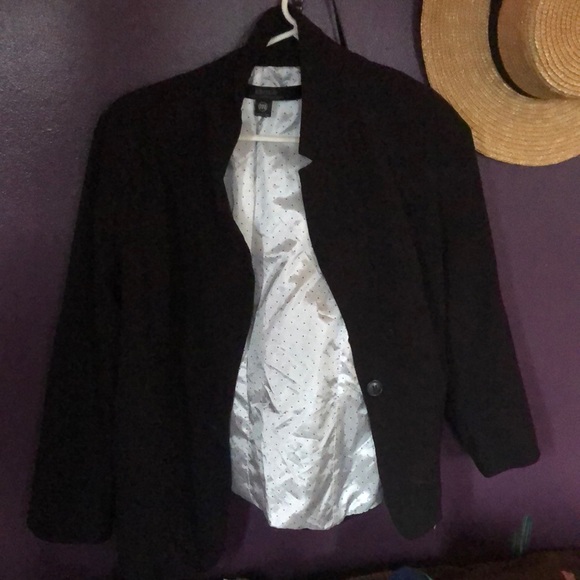 Blazer/silk lining/black/medium